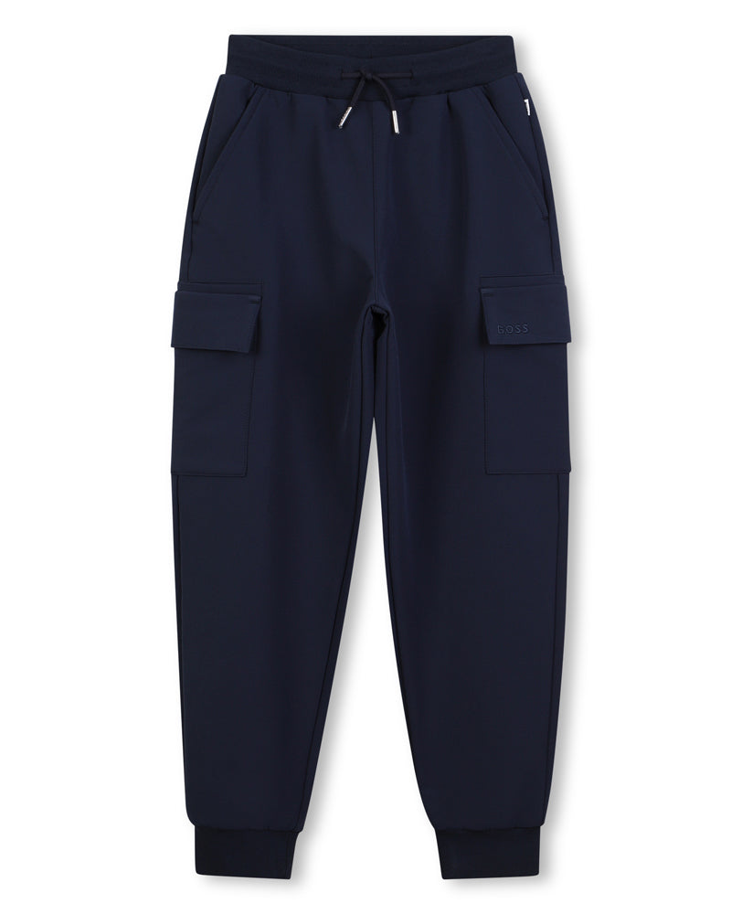 Boys Navy Cargo Pants