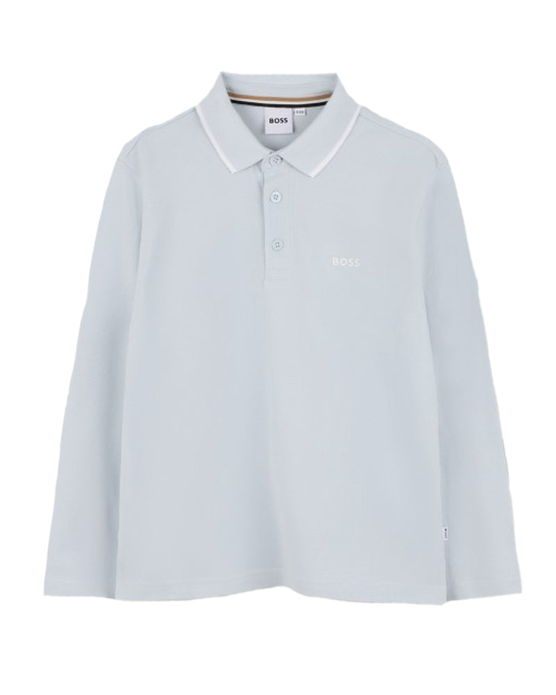 
  
    Boss
  
 Boys Blue Cotton Polo