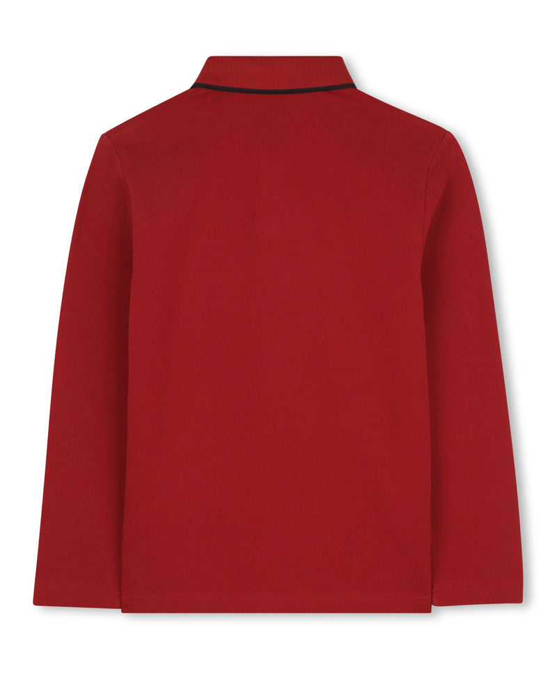 
  
    Boss
  
 Boys Red Cotton Polo