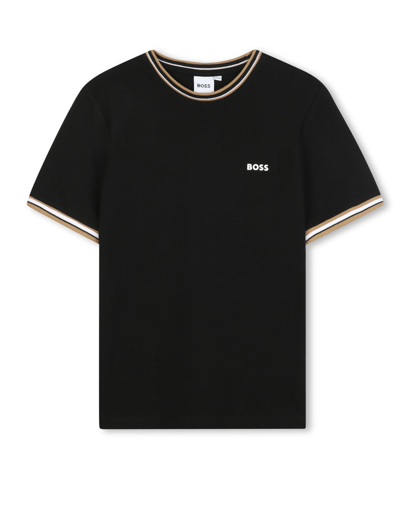Boys Black Logo T-Shirt