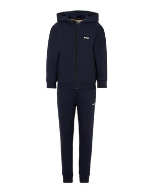 
  
    Boss
  
 Boys Navy Logo Tracksuit