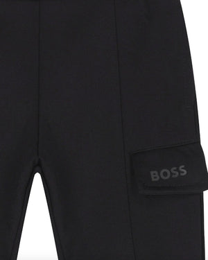 
  
    Boss
  
 Baby Boys Black Cargo Pants