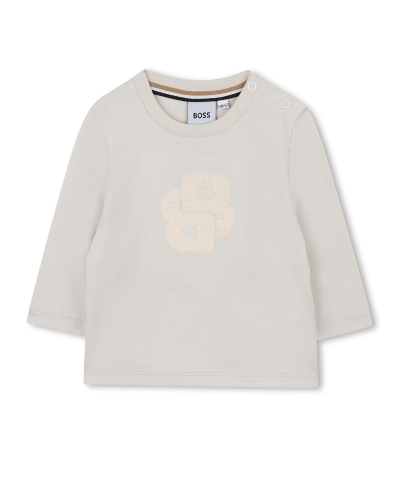 
  
    Boss
  
 Baby Boys Beige HB Top