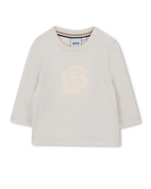 
  
    Boss
  
 Baby Boys Beige HB Top