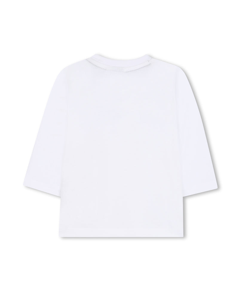 Baby Boys White Logo Top
