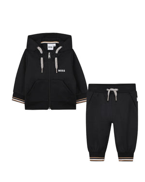 
  
    Boss
  
 Baby Boys Black Tracksuit