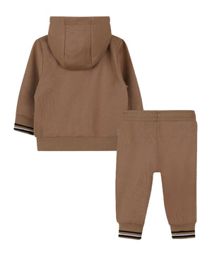 
  
    Boss
  
 Baby Boys Beige Tracksuit