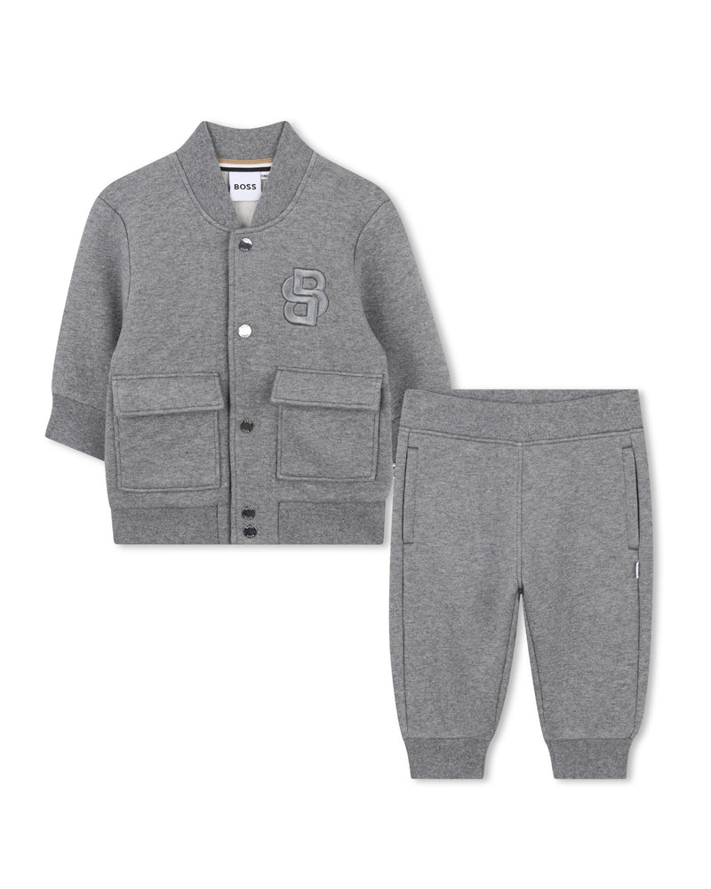 
  
    Boss
  
 Baby Boys Grey Tracksuit