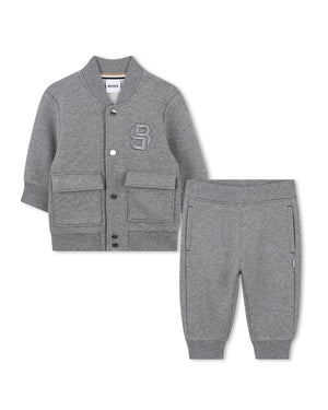 
  
    Boss
  
 Baby Boys Grey Tracksuit
