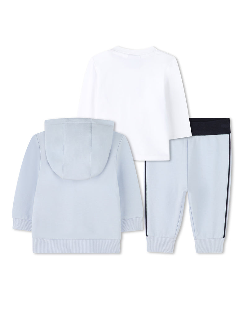 Baby Boys Blue Tracksuit Set
