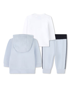 
  
    Boss
  
 Baby Boys Blue Tracksuit Set