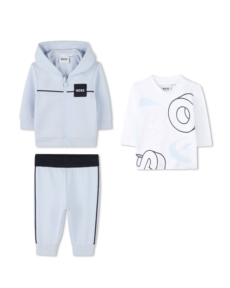 Baby Boys Blue Tracksuit Set