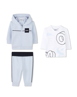 
  
    Boss
  
 Baby Boys Blue Tracksuit Set