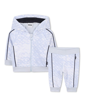 
  
    Boss
  
 Baby Boys Blue HB Tracksuit Set