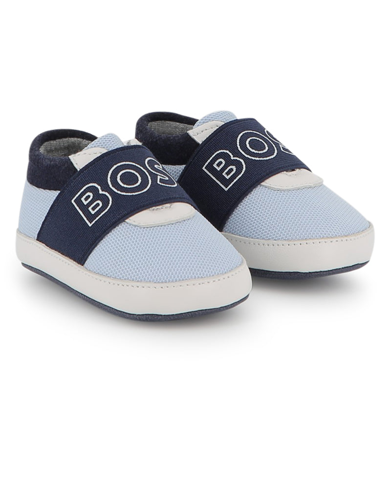
  
    Boss
  
 Baby Boys Navy Sneakers