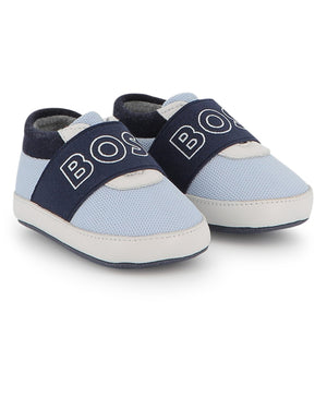 
  
    Boss
  
 Baby Boys Navy Sneakers
