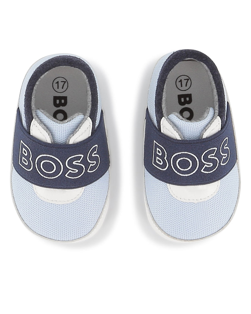 
  
    Boss
  
 Baby Boys Navy Sneakers