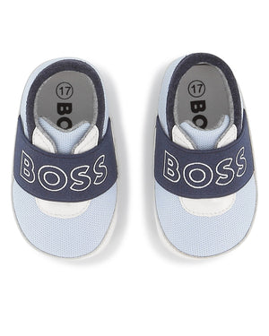 
  
    Boss
  
 Baby Boys Navy Sneakers