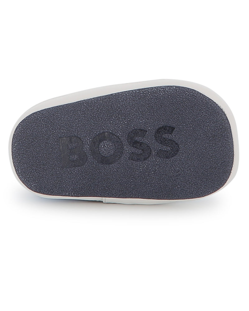 
  
    Boss
  
 Baby Boys Navy Sneakers