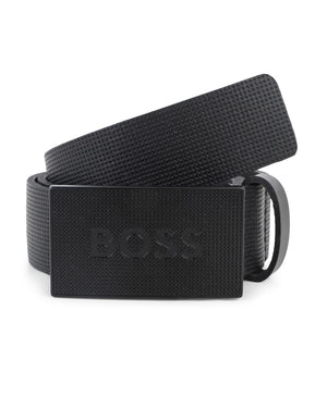 
  
    Boss
  
 Boys Black Plate Belt