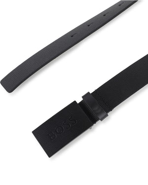 
  
    Boss
  
 Boys Black Plate Belt