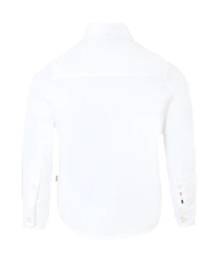 
  
    Boss
  
 Baby Boys White Button Down Shirt