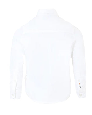
  
    Boss
  
 Baby Boys White Cotton Shirt