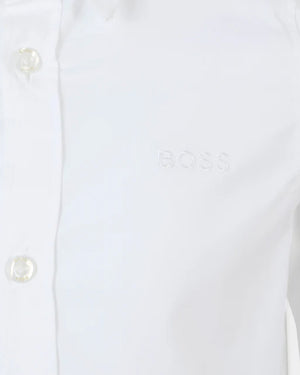 
  
    Boss
  
 Baby Boys White Button Down Shirt
