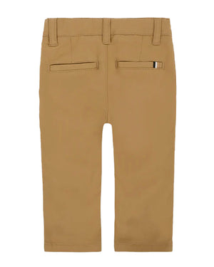 
  
    Boss
  
 Baby Boys Beige Cotton Twill Pants