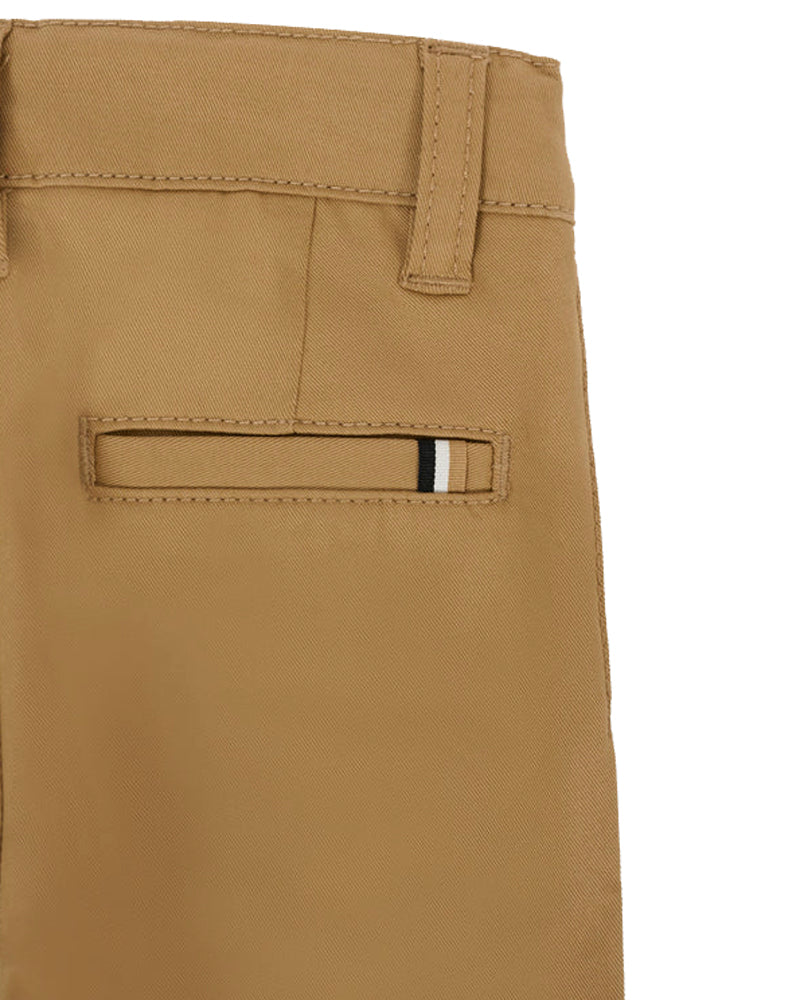 
  
    Boss
  
 Baby Boys Beige Cotton Twill Pants