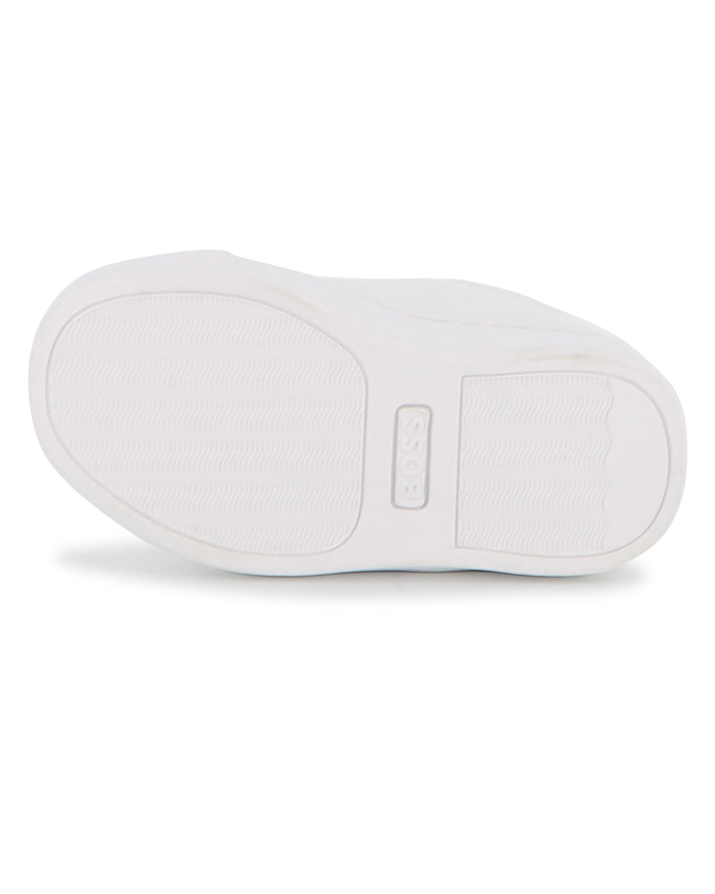 
  
    Boss
  
 Toddler White Logo Sneakers
