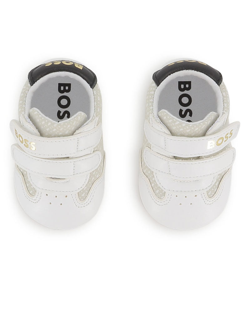 
  
    Boss
  
 Baby Boys White Sneakers