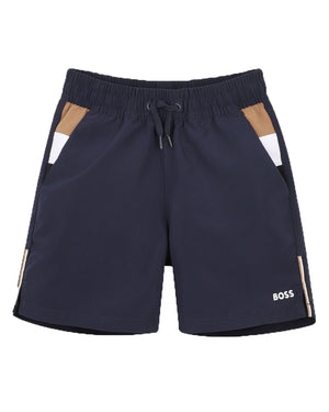 
  
    Boss
  
 Baby Boys Navy Swim Shorts