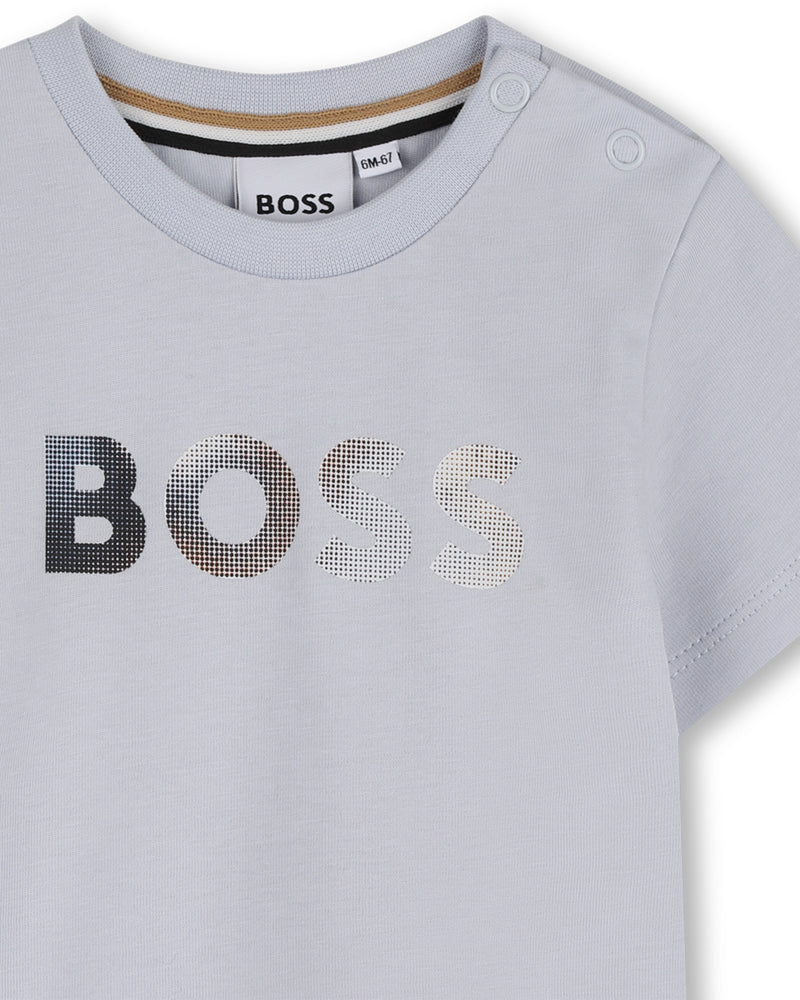 
  
    Boss
  
 Baby Boys Blue Logo T-Shirt