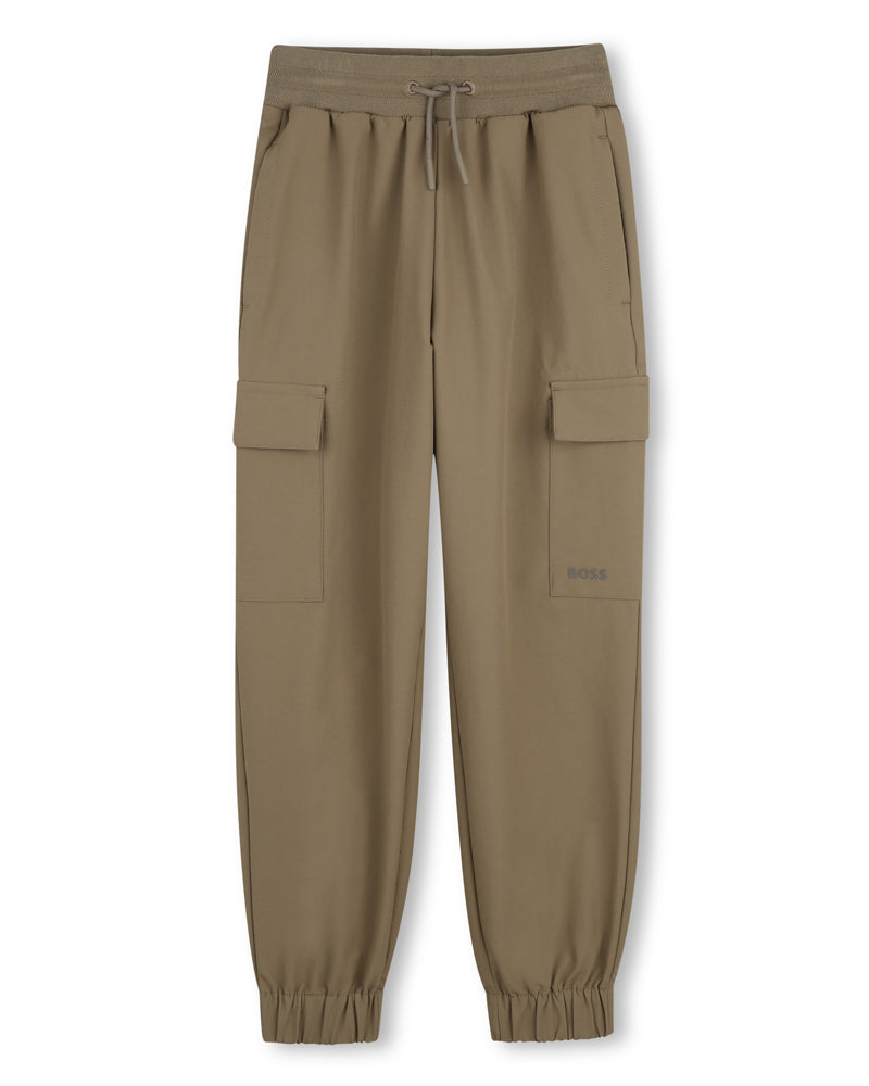 
  
    Boss
  
 Boys Beige Cargo Pants