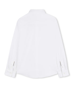 
  
    Boss
  
 Boys White Cotton Shirt
