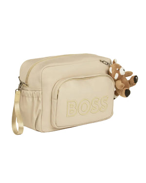 
  
    Boss
  
 Beige Diaper Bag