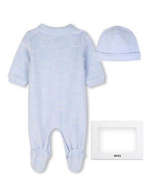 
  
    Boss
  
 Baby Boys Blue Cotton Gift Set