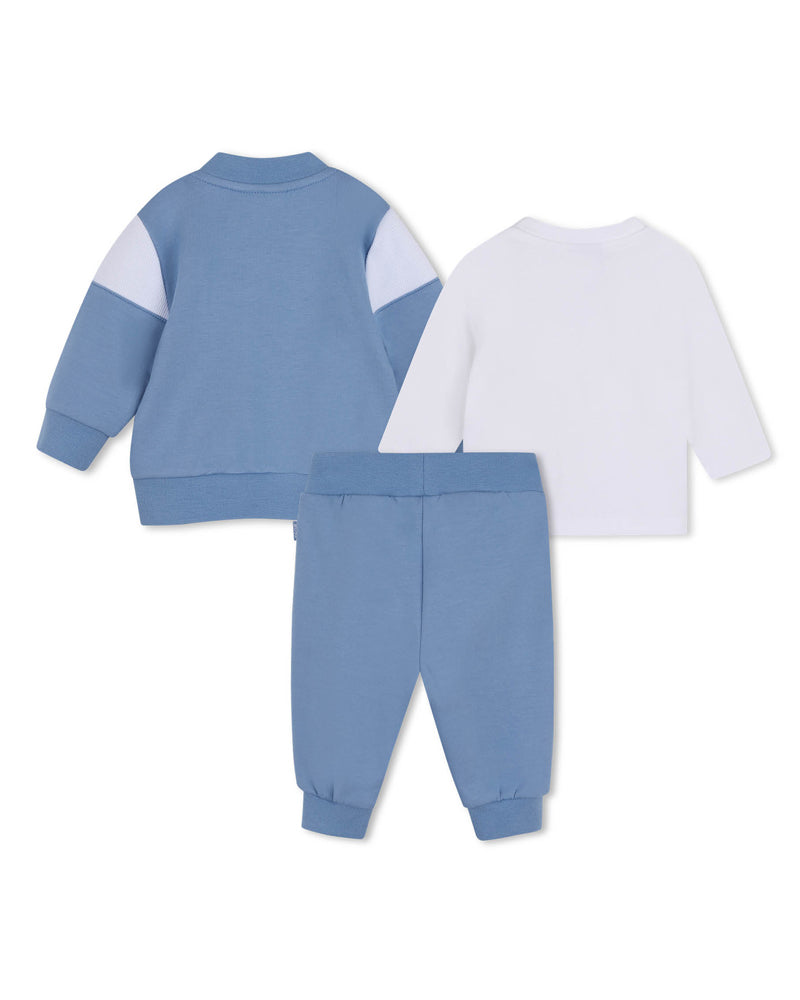 
  
    Boss
  
 Baby Boys Blue Tracksuit Set