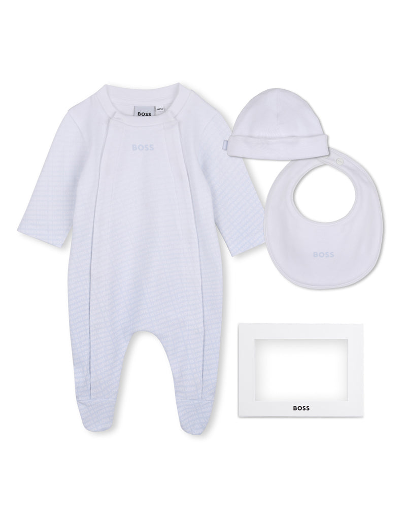 
  
    Boss
  
 Baby Boys Blue Cotton Gift Set