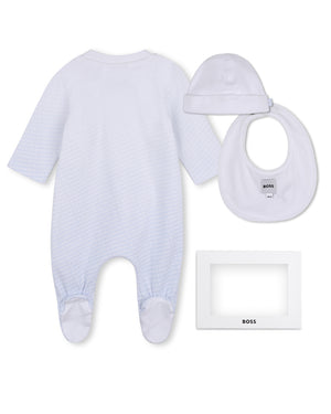 
  
    Boss
  
 Baby Boys Blue Cotton Gift Set