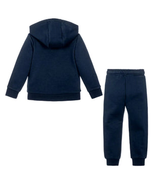 
  
    Boss
  
 Boys Navy Cotton Tracksuit