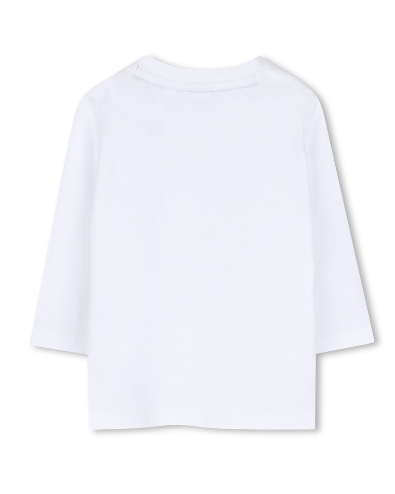 
  
    Boss
  
 Baby Boys White Logo Top