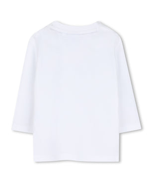 
  
    Boss
  
 Baby Boys White Logo Top