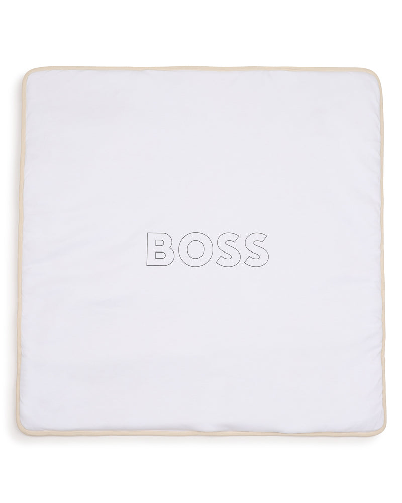 
  
    Boss
  
 Baby Boys White/Beige Cotton Blanket
