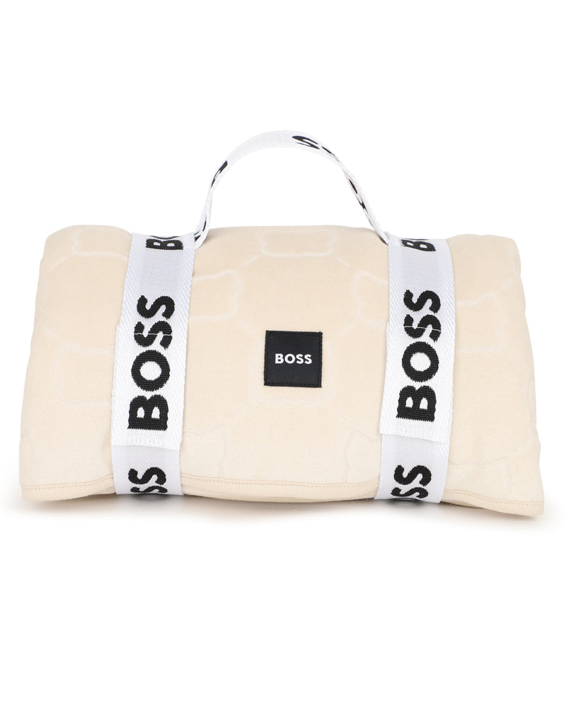 
  
    Boss
  
 Baby Boys White/Beige Cotton Blanket