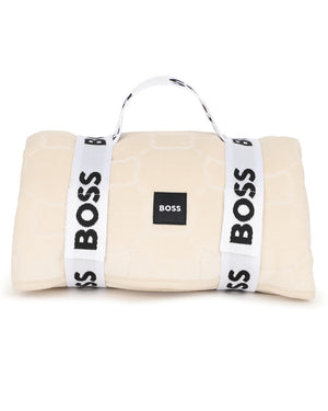 
  
    Boss
  
 Baby Boys White/Beige Cotton Blanket