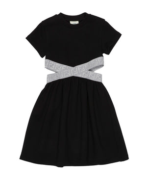 
  
    Fendi
  
 Girls Black Dress