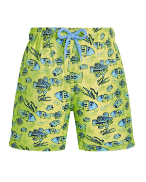 
  
    Vilebrequin
  
 Boys Yellow Fishes Drawing Swim Shorts