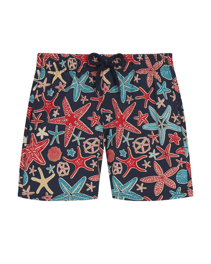 Boys Navy Holistarfish Swim Shorts